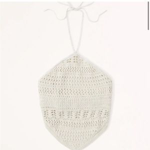 Abercrombie crochet halter top